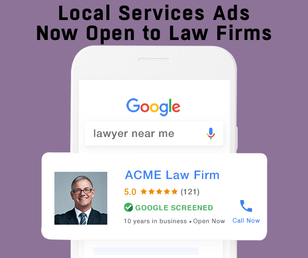 What are Google Local Service Ads for Lawyers?
