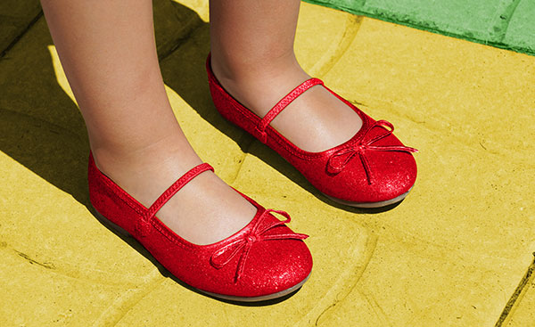 Dorothy's red shoes